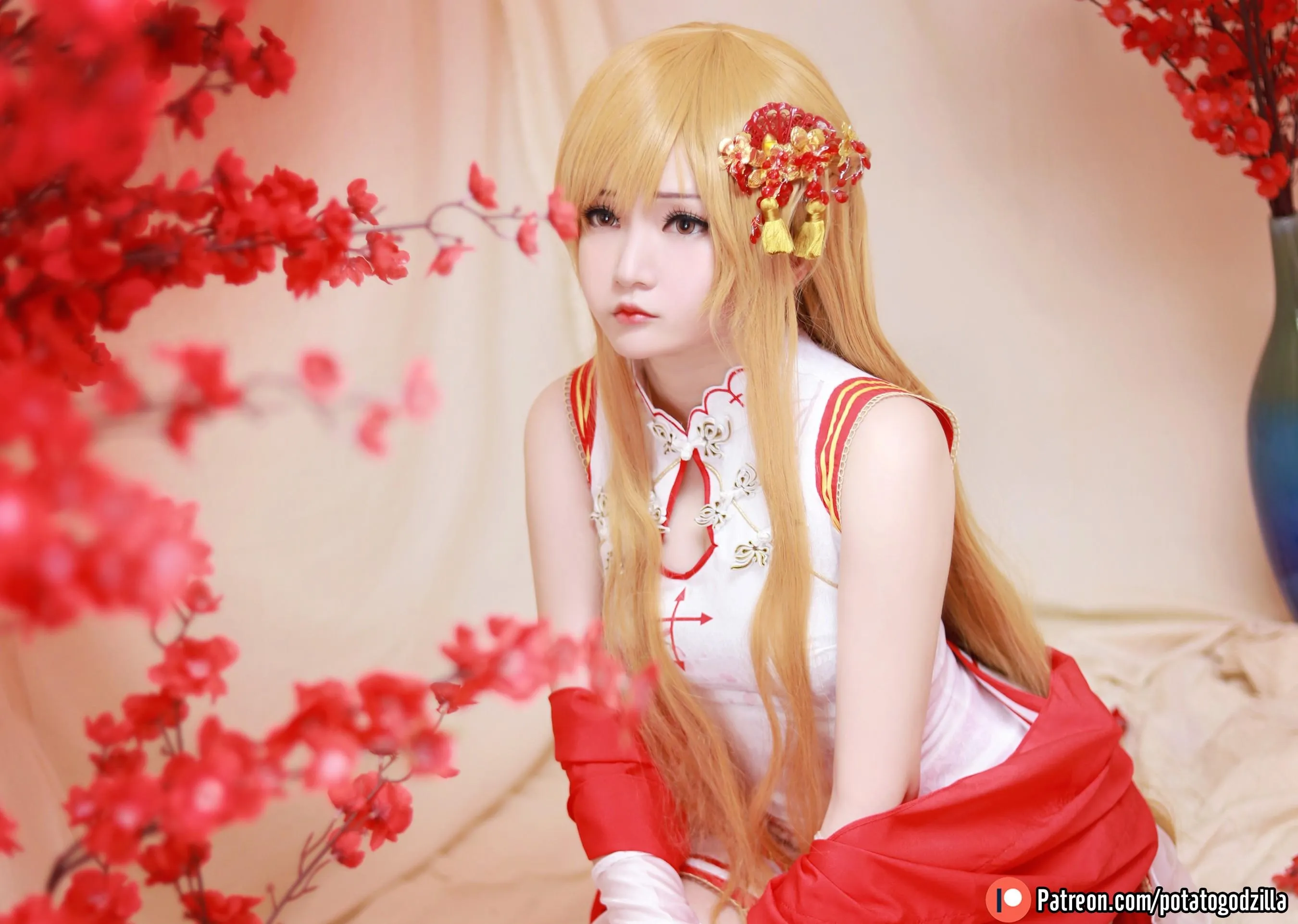 Potato Godzilla – NO.73 Asuna Yuuki Qipao [53P]插图1